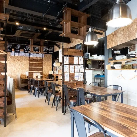 開放的なお洒落な店内◎