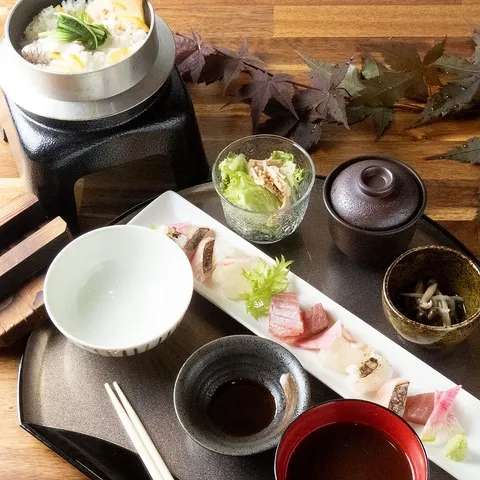 釜飯定食 お刺身